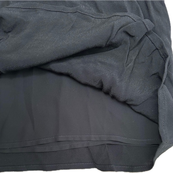 ASTR the Label Lace-Up Bell Sleeve Shift Black Mini Dress - Picture 4 of 8